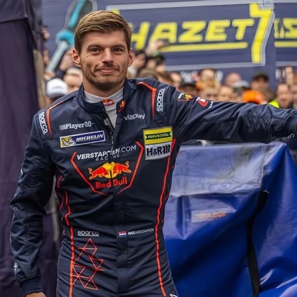 Premium motorsport race suit designed for racing fans, collectors, and enthusiasts.