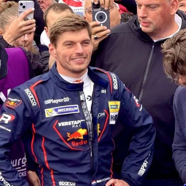 Professional GT3 driver suit with premium craftsmanship and racing-inspired graphics.
