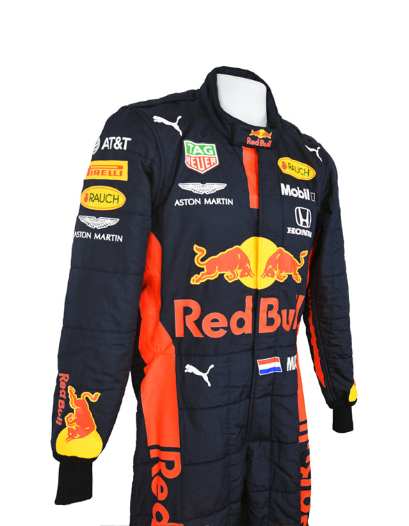 Red Bull Honda Formula 1 racing suit designed for Formula 1 fans and collectors.