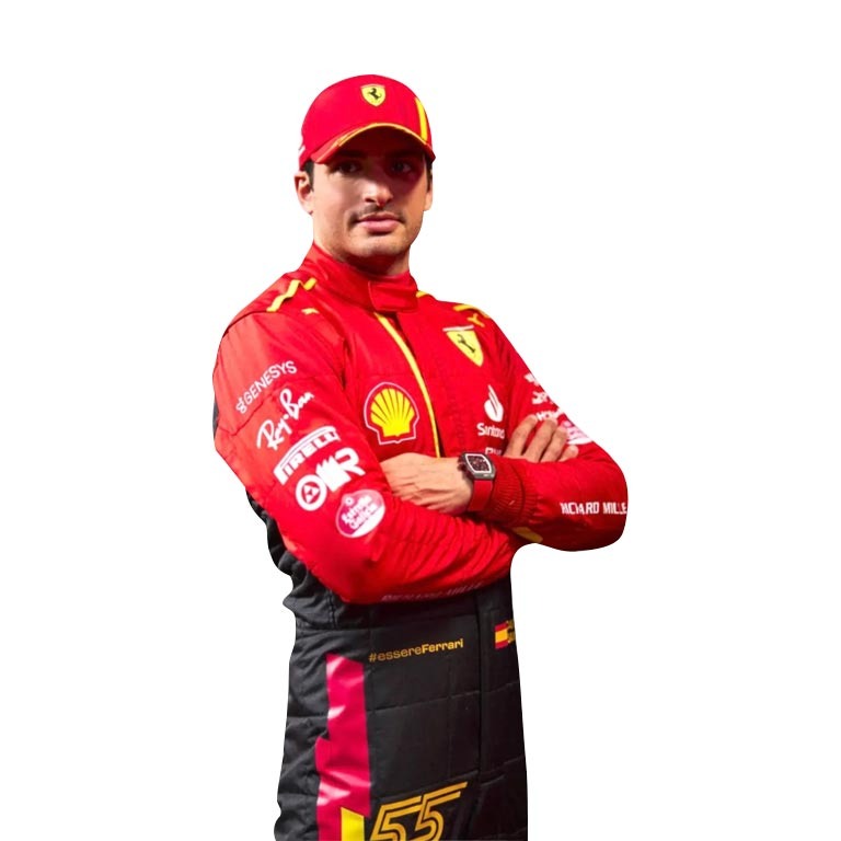 Scuderia Ferrari Spain GP Formula 1 racing suit with premium craftsmanship.