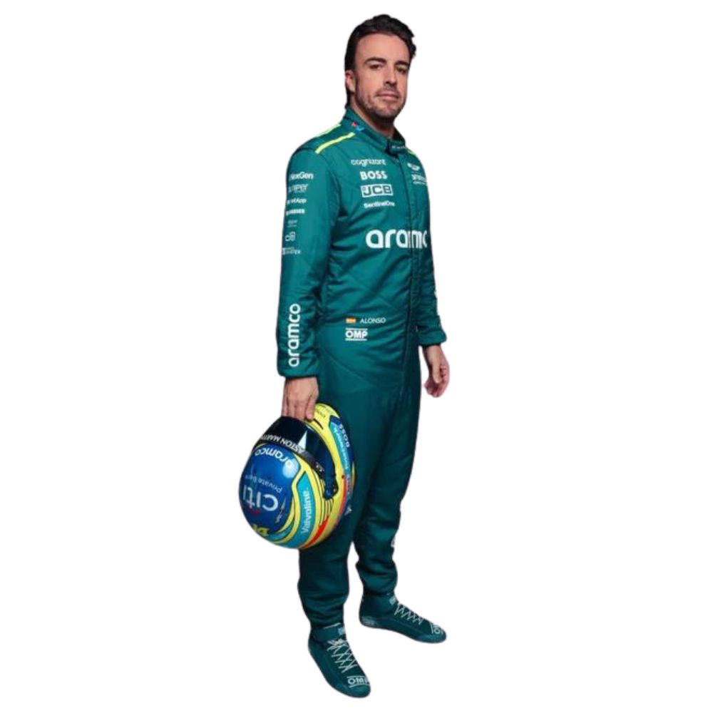 Formula 1 Racing Suit Fernando Alonso Aston Martin 2024 | Brex International
