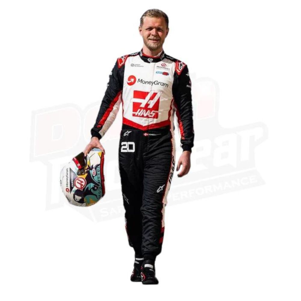 Formula 1 Racing Suit Kevin Magnussen Haas 2024 | Brex International