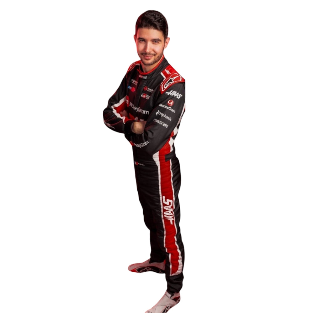 Esteban Ocon Haas F1 Team Racing Suit 2025 | Brex International