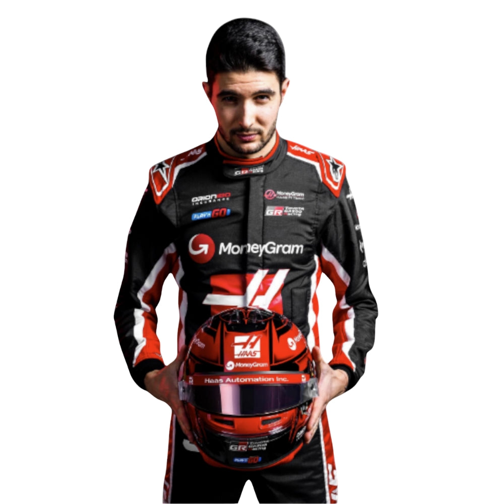 Esteban Ocon Haas F1 Team Racing Suit 2025 | Brex International