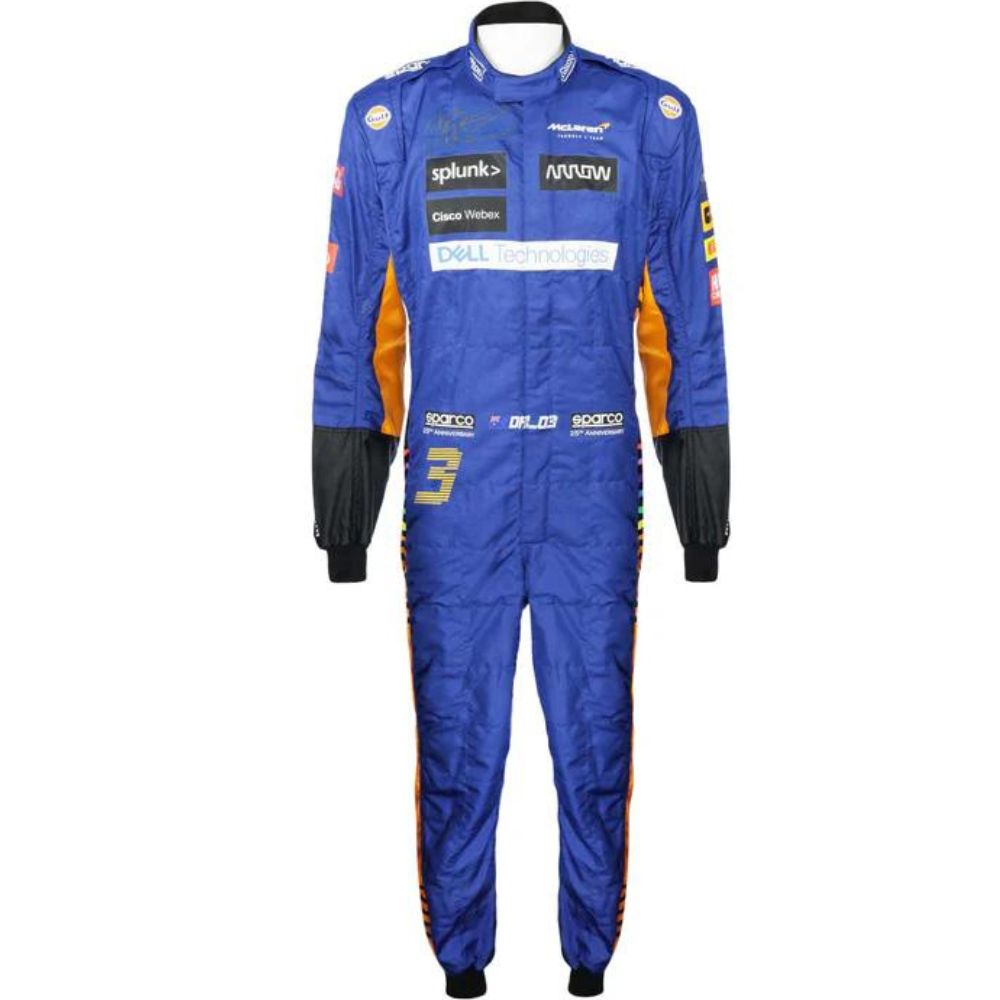 F1 Race Suit Daniel Ricciardo Mclaren 2021 | Brex International