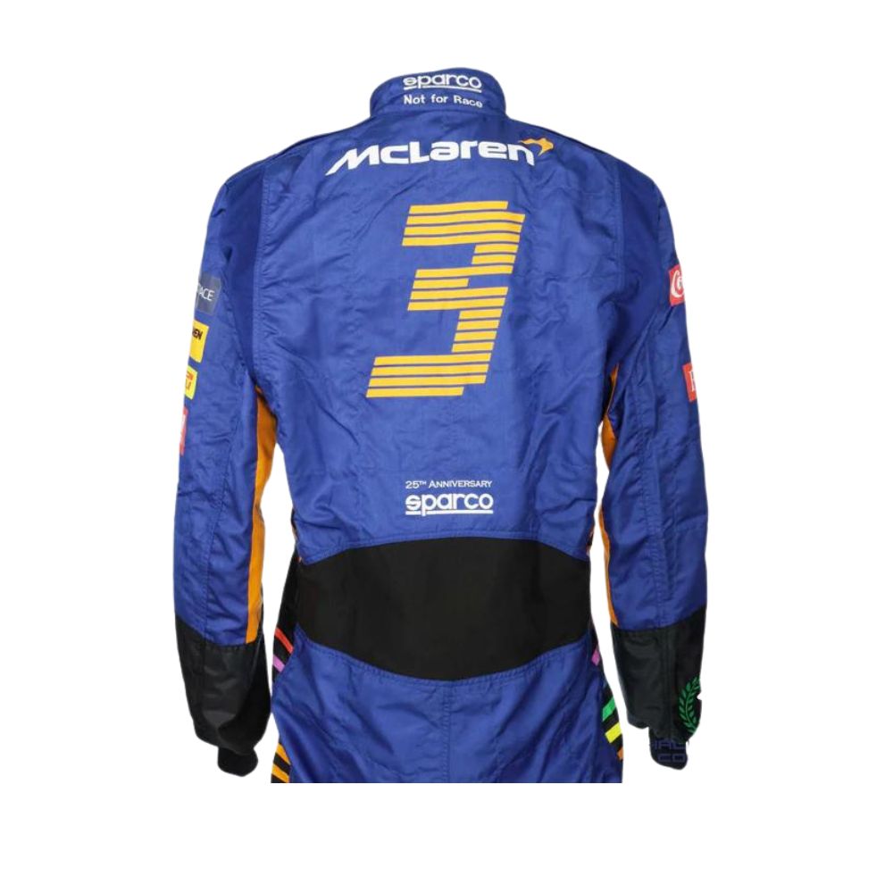 F1 Race Suit Daniel Ricciardo Mclaren 2021 | Brex International