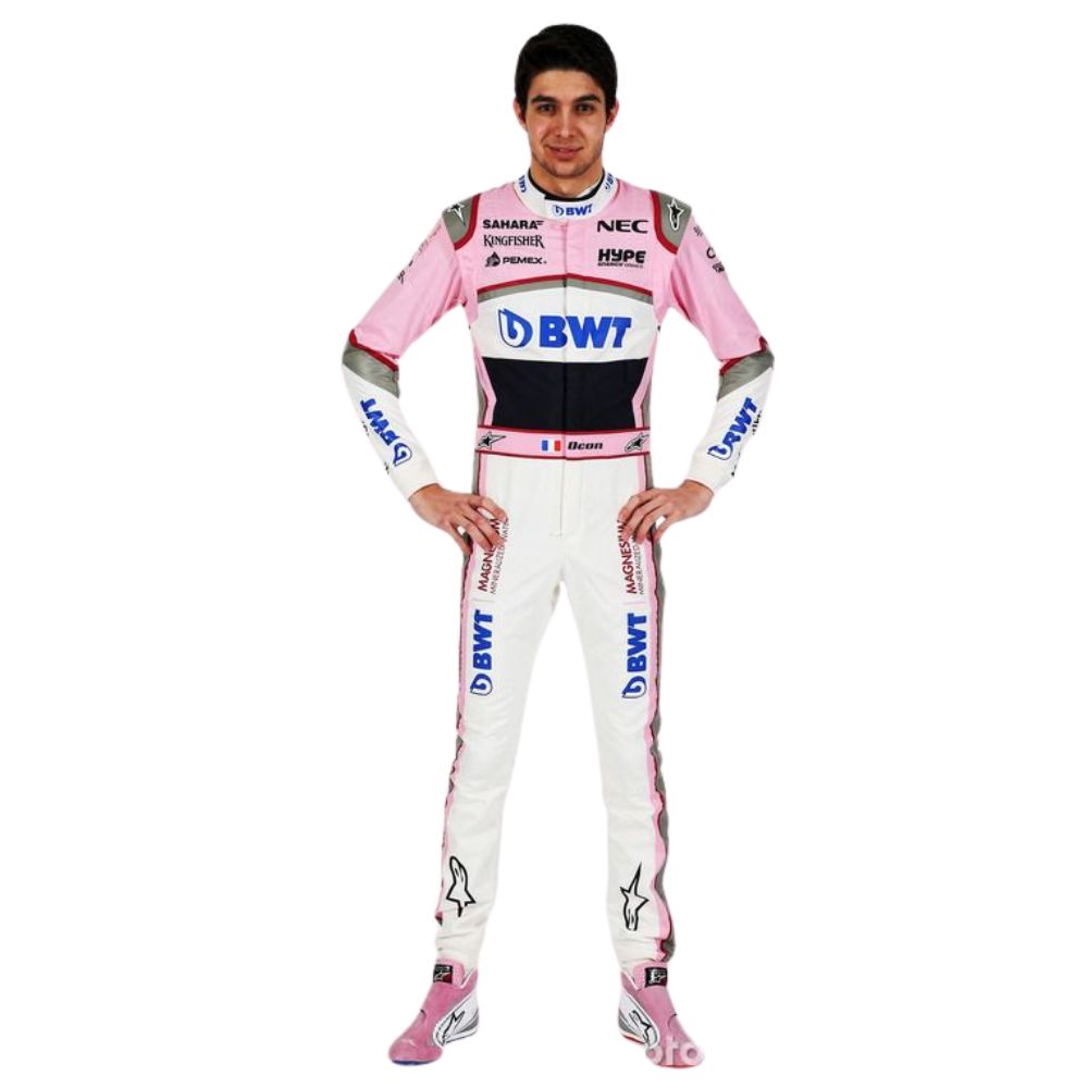 F1 Race Suit Replica Esteban Ocon Force India 2018 | Brex International