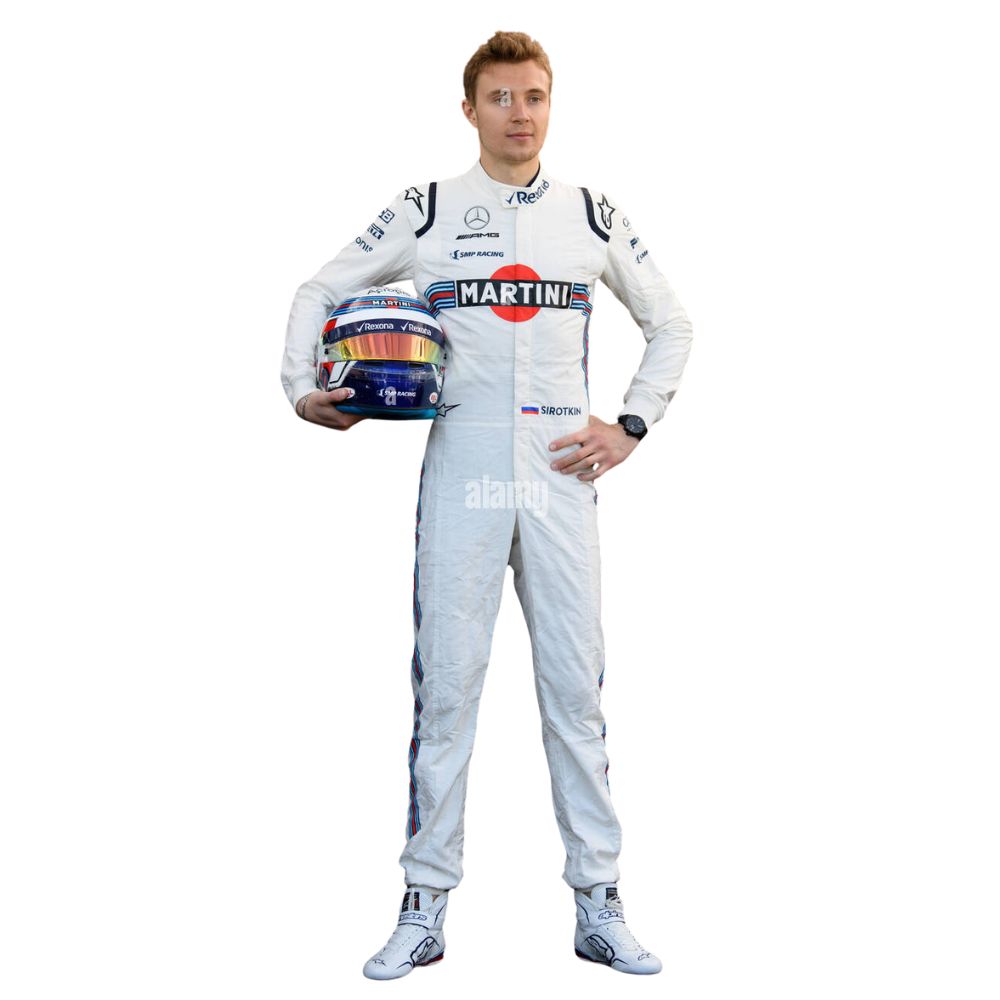 F1 Race Suit Replica Sergey Sirotkin Williams 2018 | Brex International