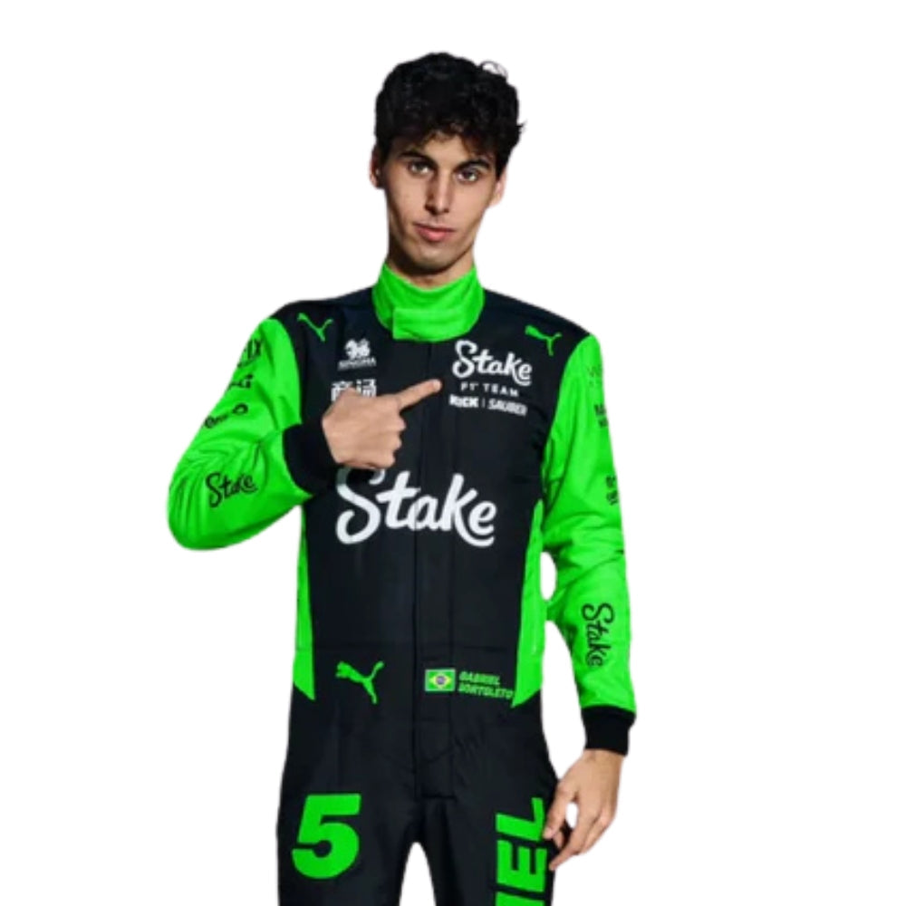 Gabriel Bortoleto kick sauber F1 Race Suit 2025 | Brex International