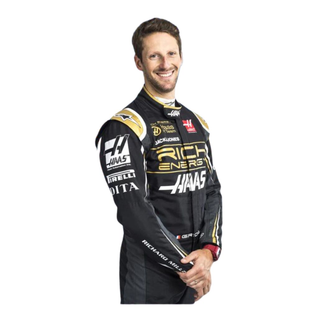 Formula 1 Race Suit Romain Grosjean Haas 2019 | Brex International