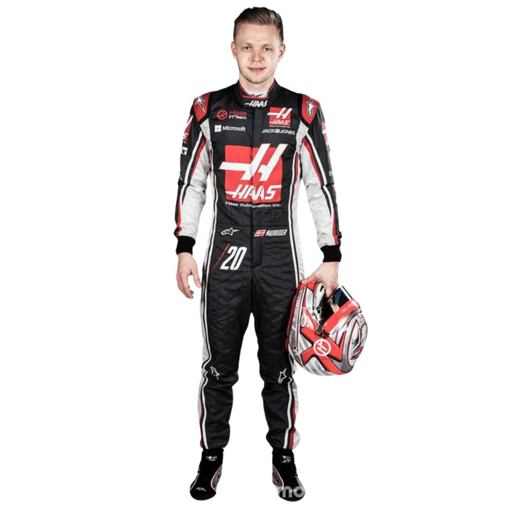 Formula 1 Race Suit Replica Kevin Magnussen Haas 2018 | Brex International