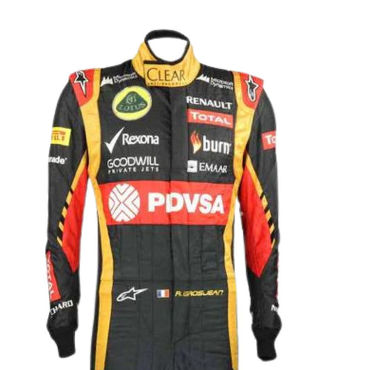 F1 Team Racing Suit Romain Grosjean Lotus 2014 | Brex International