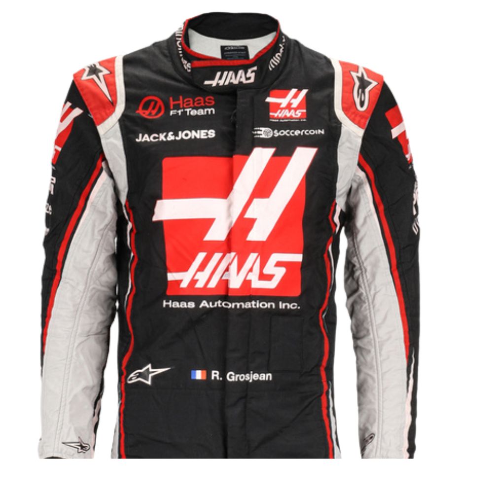F1 Suit Replica Romain Grosjean Haas 2020 | Brex International