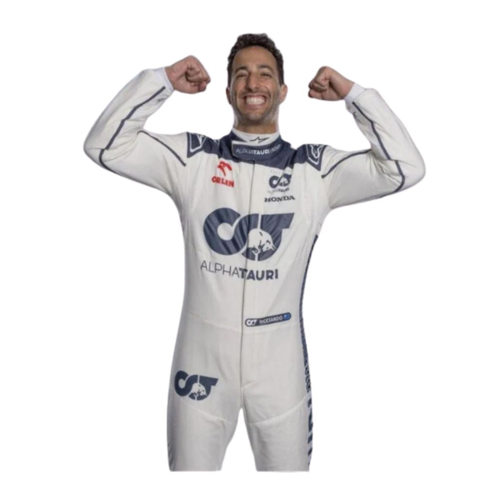 F1 Suit Replica Daniel Ricciardo AlphaTauri 2023 | Brex International