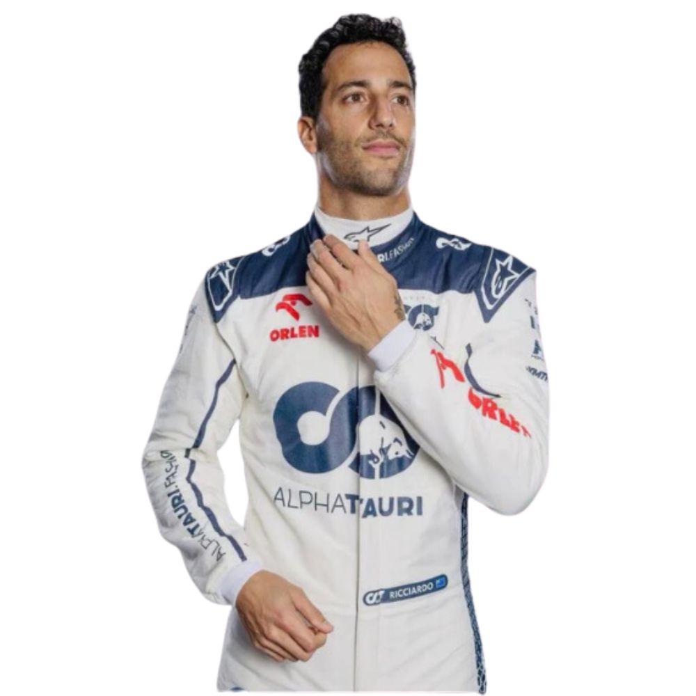 F1 Suit Replica Daniel Ricciardo AlphaTauri 2023 | Brex International