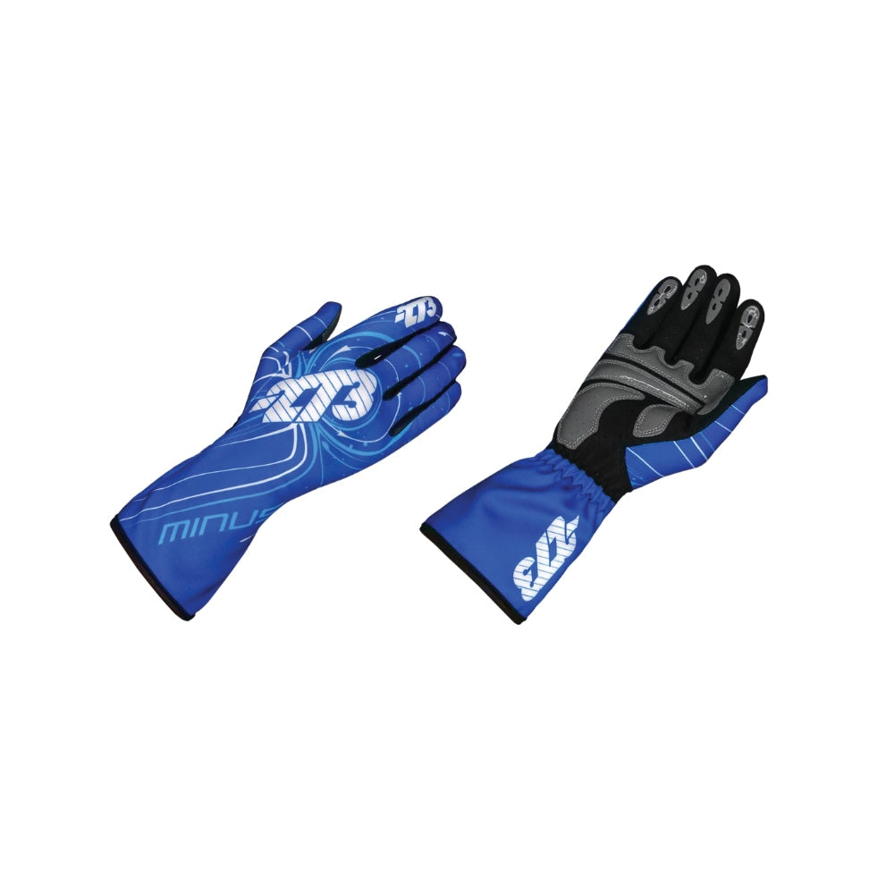 ZERO EVO Blue White Cyan Racing Gloves | Brex International