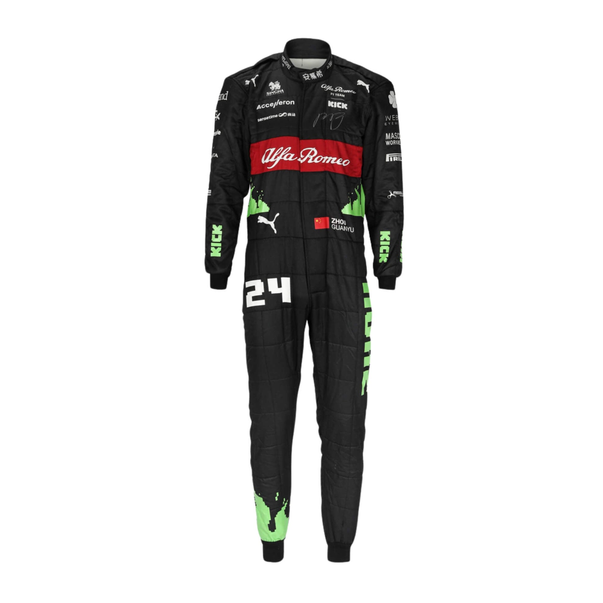 2023 Zhou Guanyu Belgian GP F1 Racing Suit | Brex International