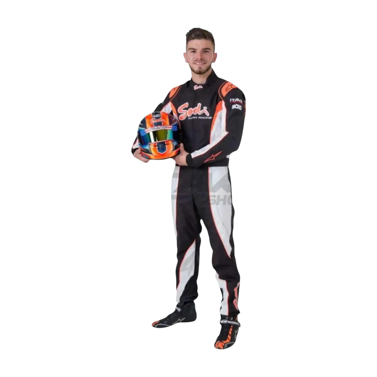 2018 Sodi Kart Sparco Overall Go Kart Racing Suit - go-kart racing suit, view 2 | Brex International