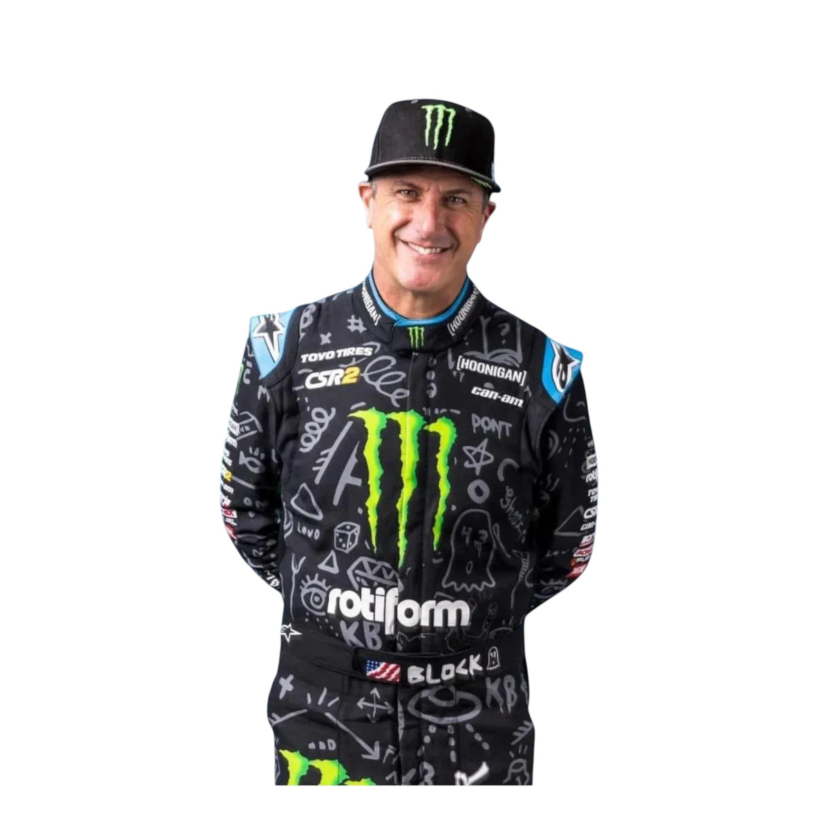 2022 Ken Block Monster Go Kart Racing Suit - go-kart racing suit, view 4 | Brex International