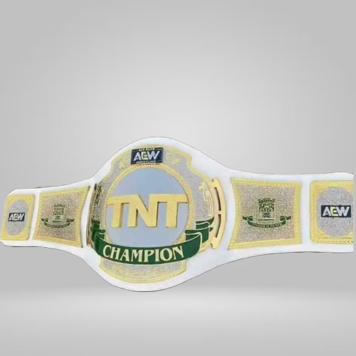 AEW TNT Championship Belt All Elite Wrestling TNT White Leather Replica Inspired Belt - photo 1 of 4 | Brex International
