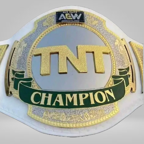 AEW TNT Championship Belt All Elite Wrestling TNT White Leather Replica Inspired Belt - photo 2 of 4 | Brex International