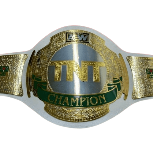 AEW TNT Championship Inspired Brass Plate Title Belt - photo 1 of 8 | Brex International