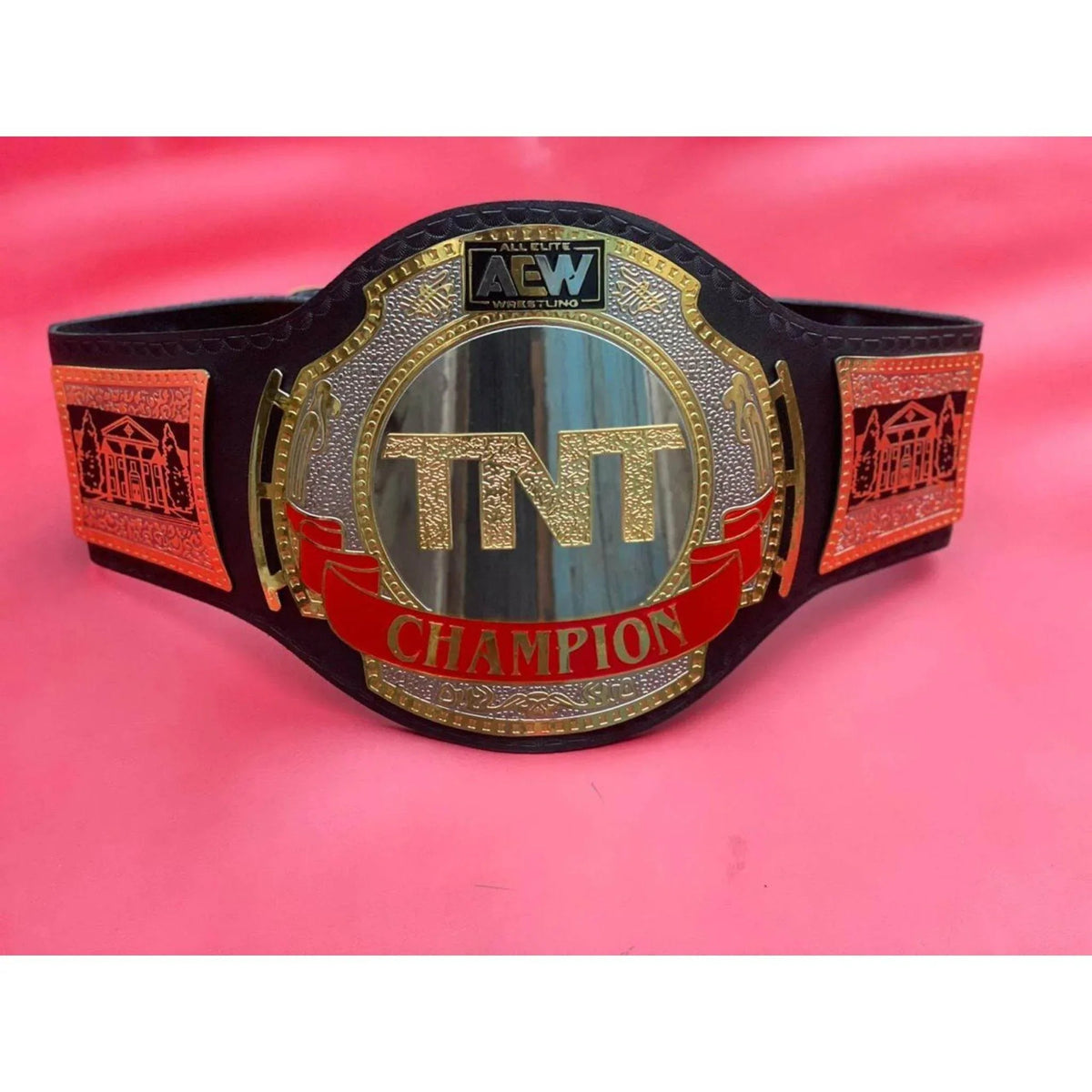 AEW TNT Championship Inspired Brass Wrestling Belt - photo 2 of 7 | Brex International
