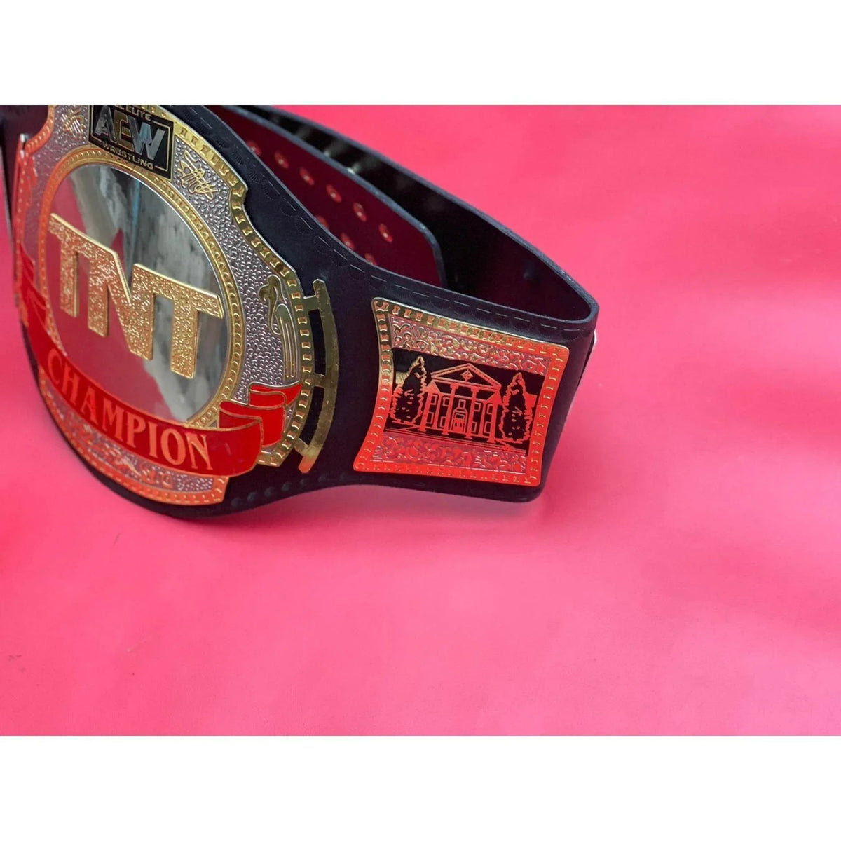 AEW TNT Championship Inspired Brass Wrestling Belt - photo 3 of 7 | Brex International