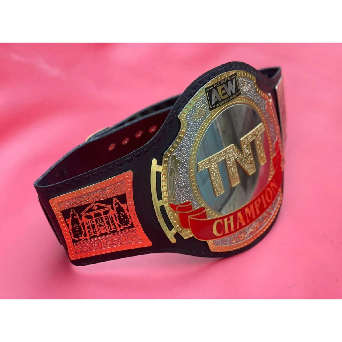 AEW TNT Championship Inspired Brass Wrestling Belt - photo 4 of 7 | Brex International