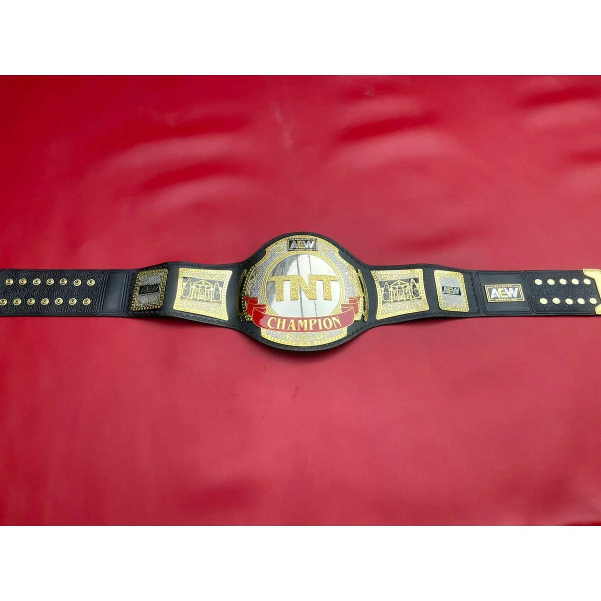 AEW TNT Championship Inspired Brass Wrestling Belt - photo 6 of 7 | Brex International