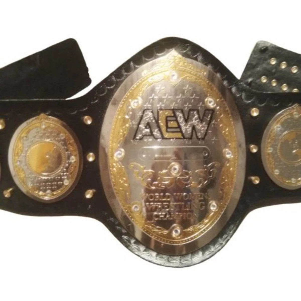 AEW Women's World Championship Inspired Brass Display Title Belt - photo 1 of 8 | Brex International