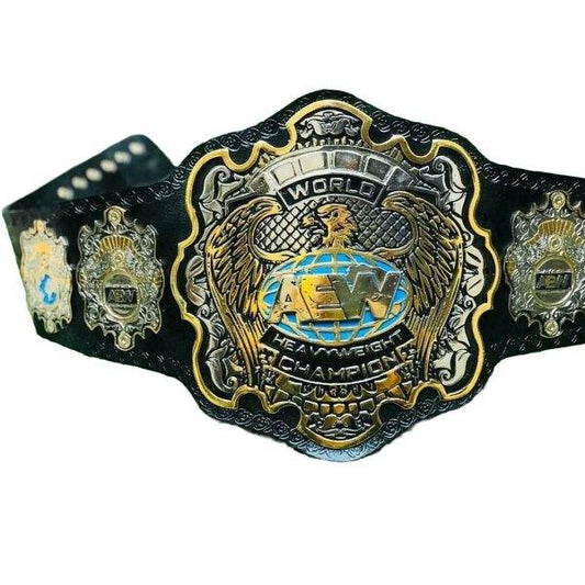AEW World Heavyweight Championship Inspired Brass Title Belt - photo 1 of 4 | Brex International