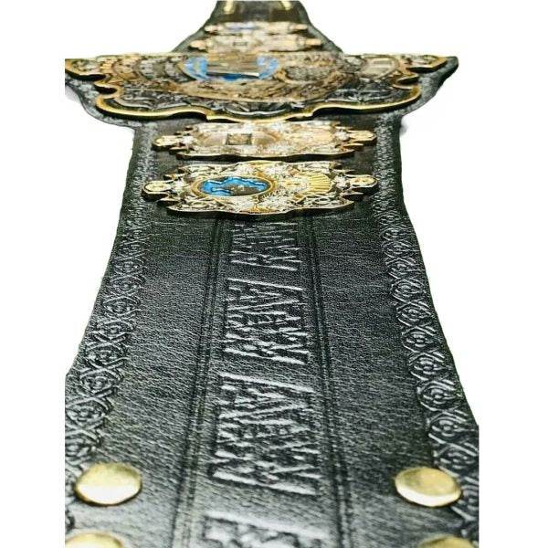 AEW World Heavyweight Championship Inspired Brass Title Belt - photo 3 of 4 | Brex International