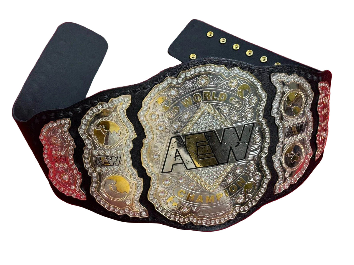 AEW World Heavyweight Wrestling Championship Inspired Brass Belt - photo 1 of 5 | Brex International