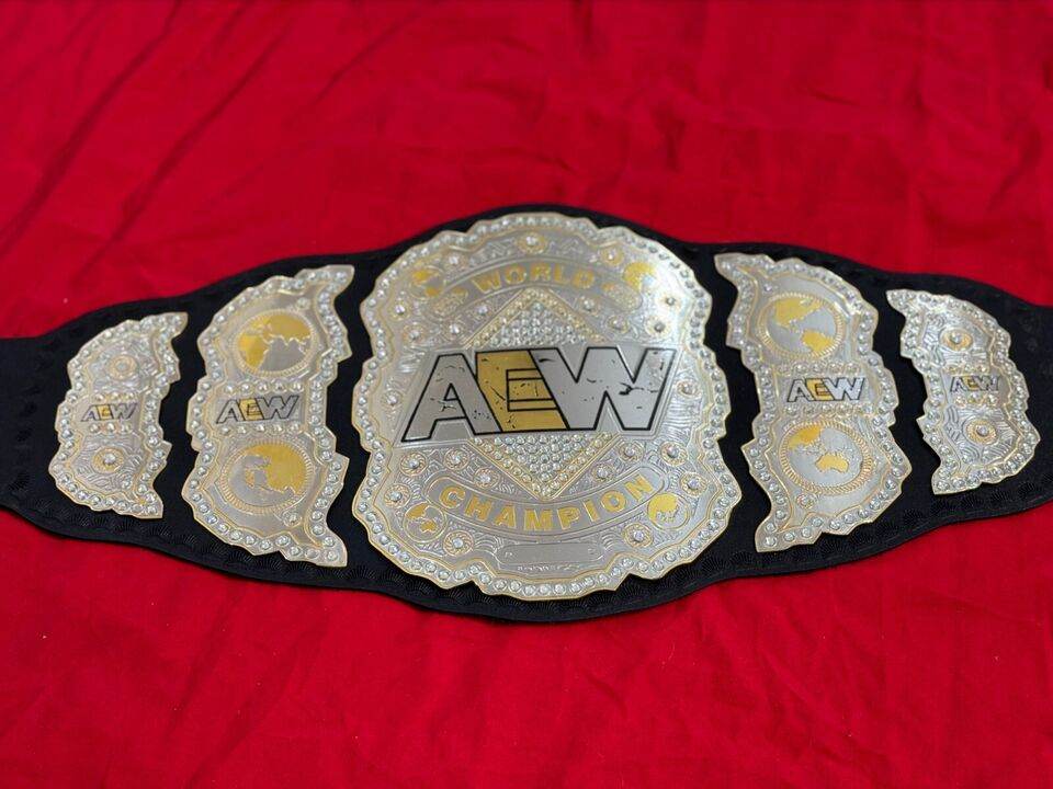 AEW World Heavyweight Wrestling Championship Inspired Brass Belt - photo 2 of 5 | Brex International