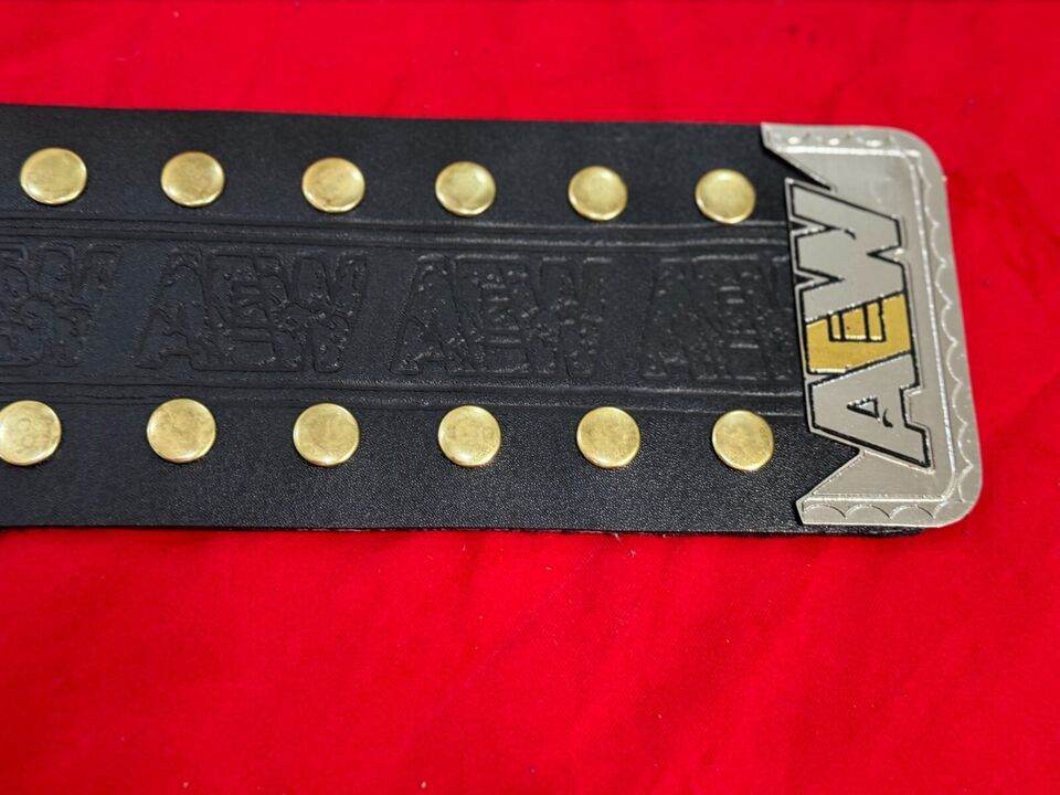 AEW World Heavyweight Wrestling Championship Inspired Brass Belt - photo 4 of 5 | Brex International