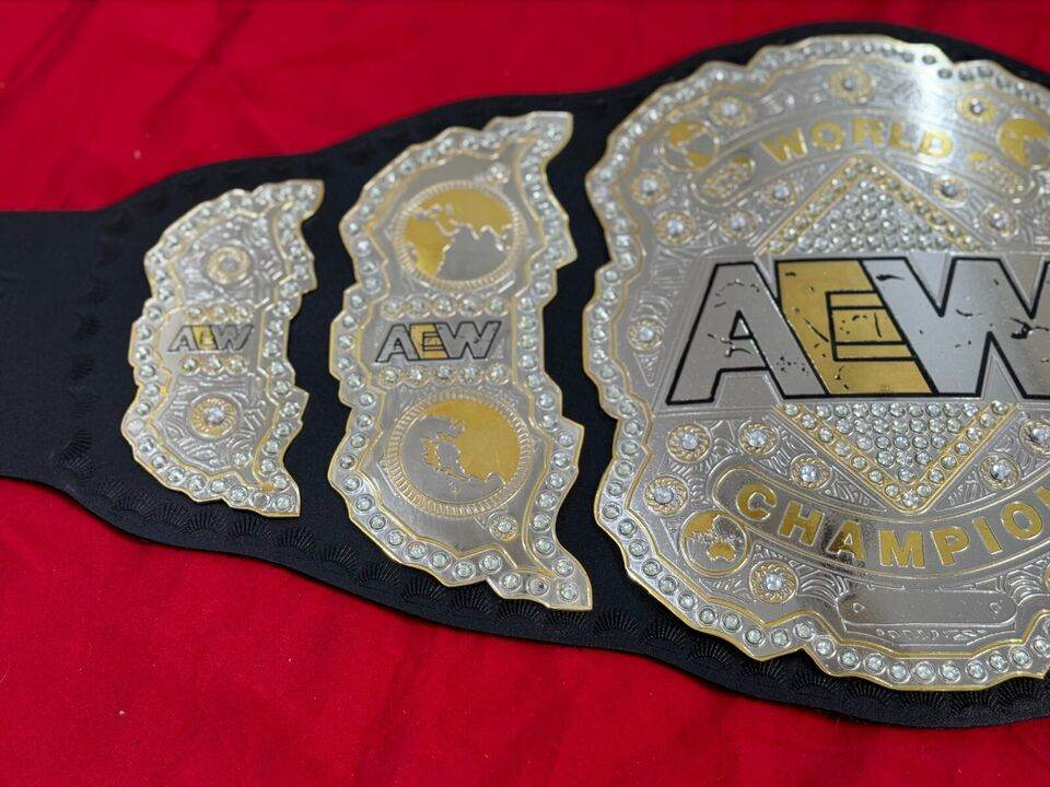 AEW World Heavyweight Wrestling Championship Inspired Brass Belt - photo 5 of 5 | Brex International
