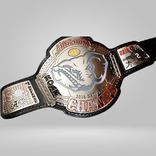Alabama Roll Tide 2016 Wrestling Champion Inspired Belt - photo 2 of 2 | Brex International