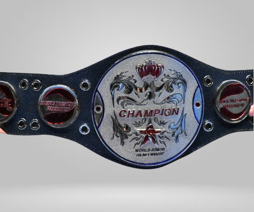 All Japan Pro Wrestling World Junior Heavyweight Championship Inspired Belt Hiro Saito - photo 1 of 1 | Brex International