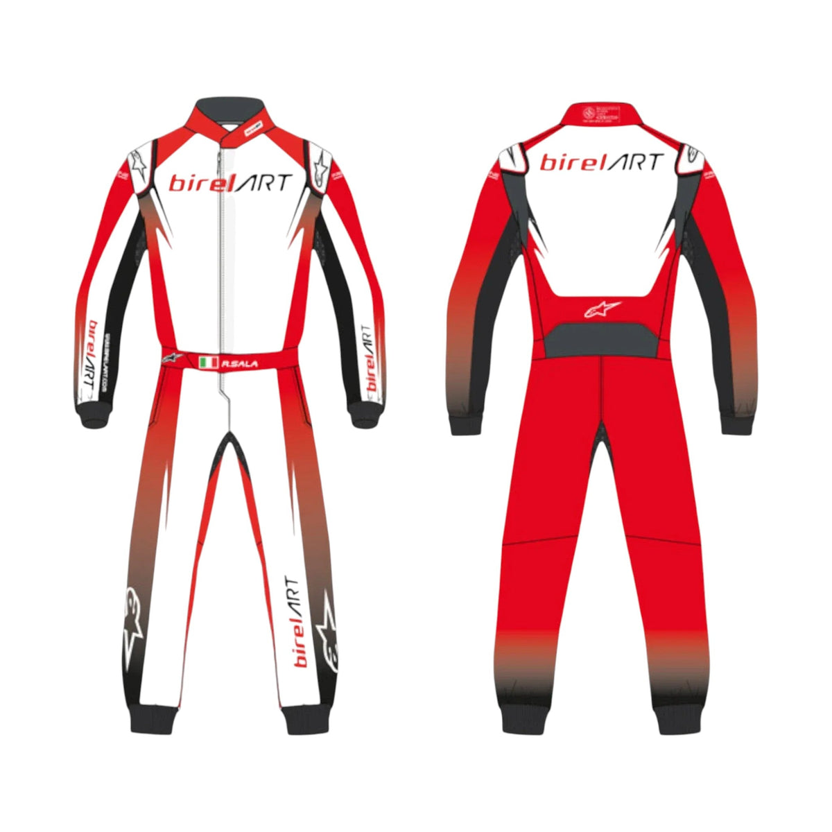 Alpinestars Birel ART Kart Racing Suit – Driver Pro Edition - go-kart racing suit, view 3 | Brex International