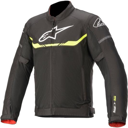 Alpinestars T-SPS Air Textile Jacket - Black / Yellow Fluo - Alpinestars motorcycle jacket, view 1