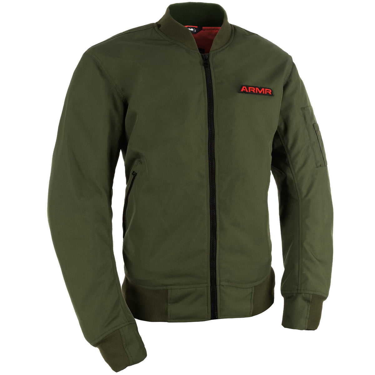 ARMR Bomber 2.0 Jacket - Khaki - ARMR motorcycle jacket, view 1