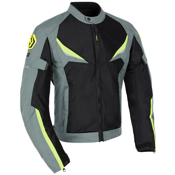 ARMR Eyoshi 3.0 Air Jacket - Black / Green / Fluo Yellow - ARMR motorcycle jacket, view 1