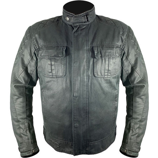 ARMR Moto Komura 2 Textile Jacket - Black - ARMR motorcycle jacket, view 1