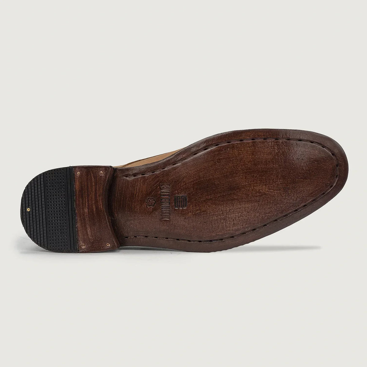 Attorney Derby Brown Nubuck Leather Shoes - men's shoes in brown nubuck leather, view 6