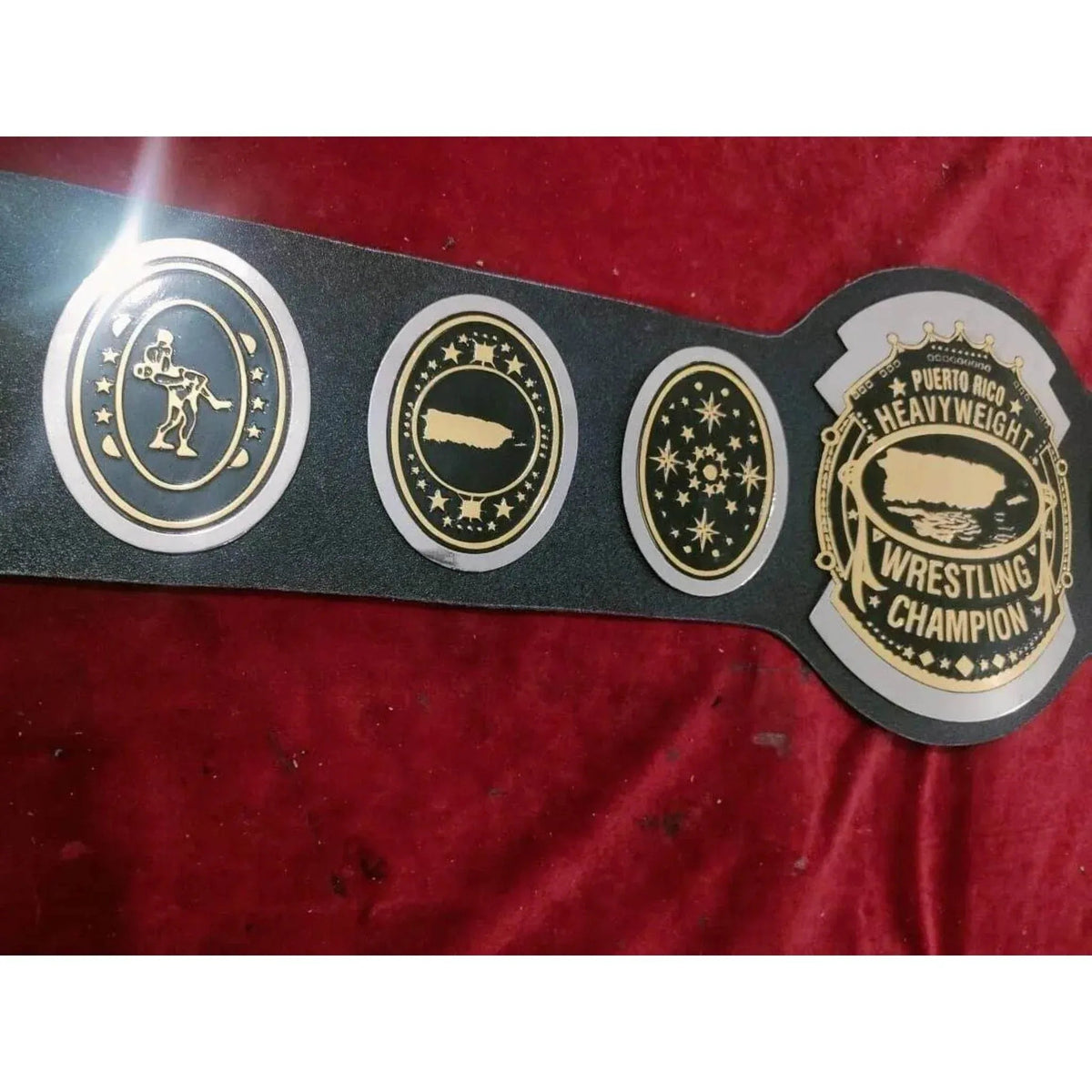 AWA Southern Heavyweight Dual Plate Inspired Championship Belt - photo 3 of 5 | Brex International