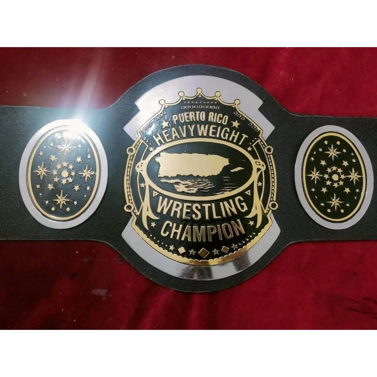 AWA Southern Heavyweight Dual Plated Championship Inspired Title Belt - photo 2 of 5 | Brex International