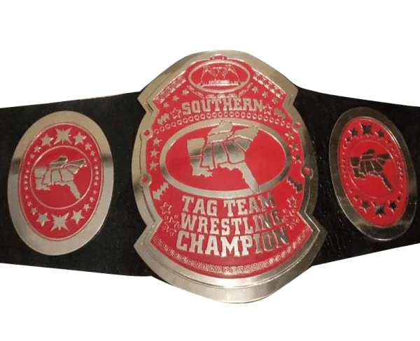 AWA Southern Tag Team Wrestling Championship Inspired Title Belt - photo 1 of 3 | Brex International