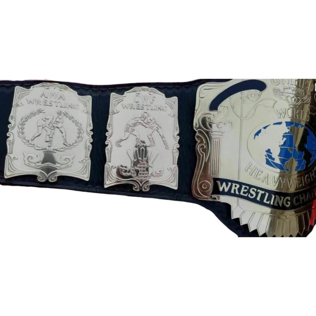 AWA Unified World Heavyweight Wrestling Championship Inspired Brass Belt - photo 3 of 4 | Brex International