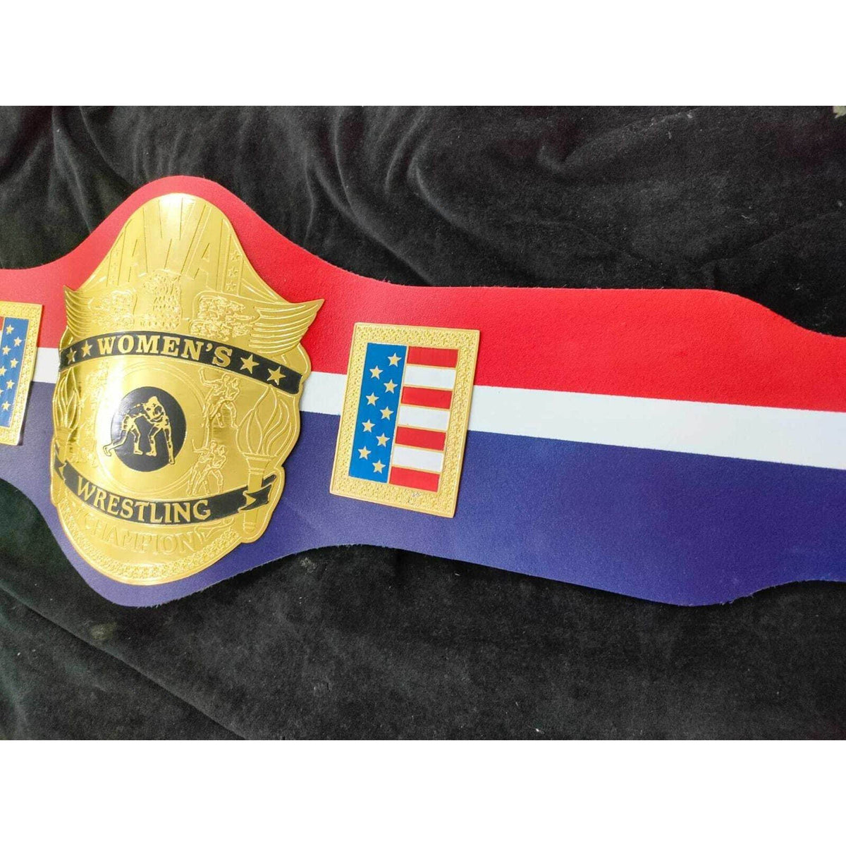 AWA Women's World Heavyweight Wrestling Championship Inspired Brass Belt - photo 3 of 7 | Brex International